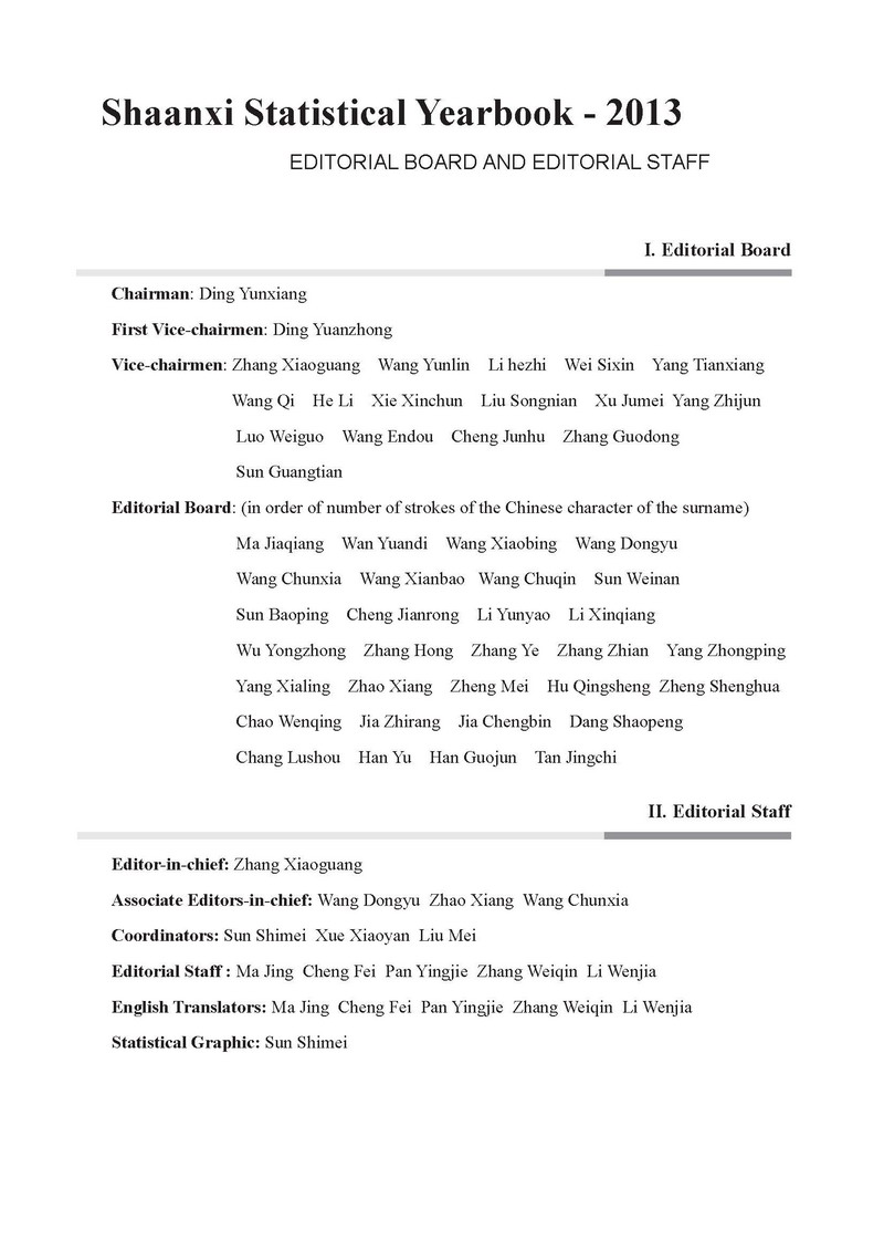 editorial board and staff